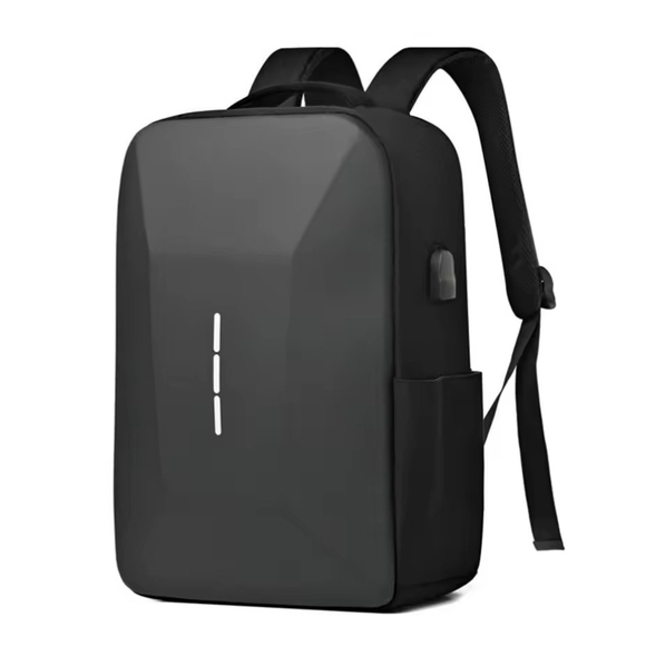 Sleek Black Anti-Theft Laptop Backpack with USB Port - Picture 13 of 13